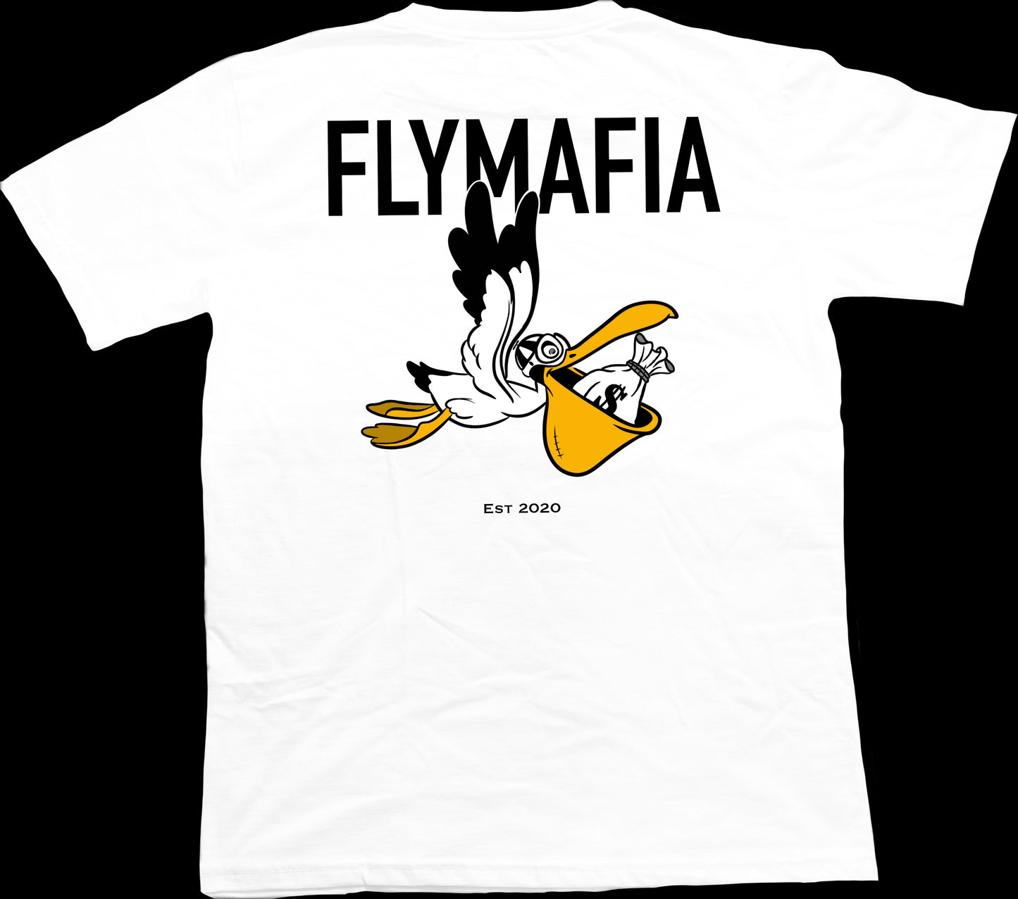 Money Bag - White Short Sleeve.